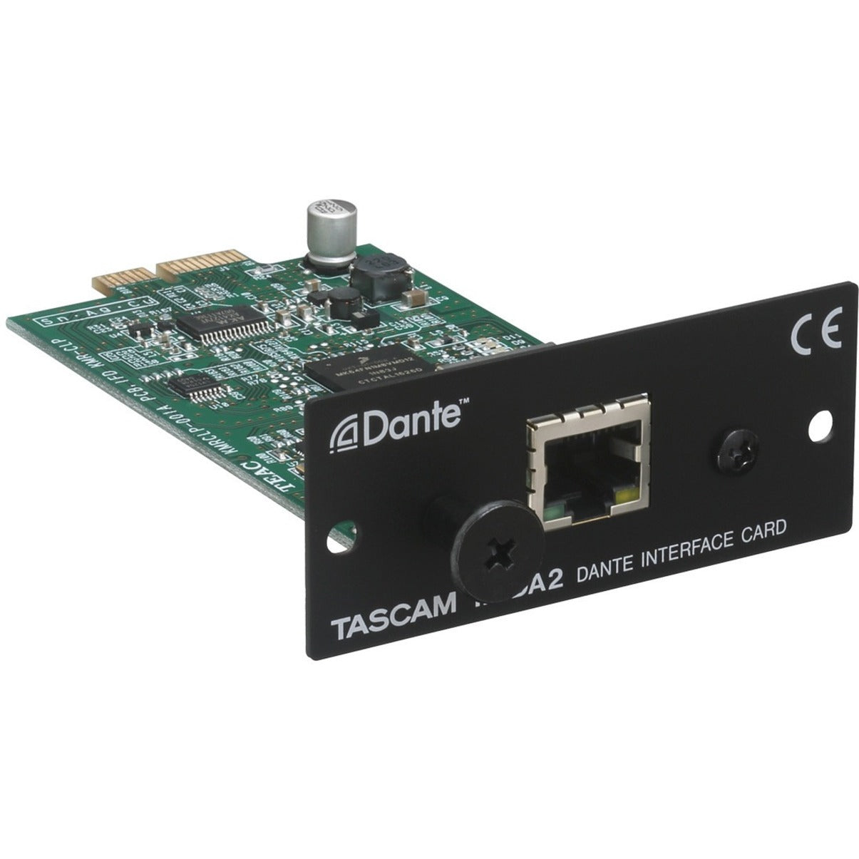 TASCAM IF-DA2 interface card supporting Dante 2ch input and output