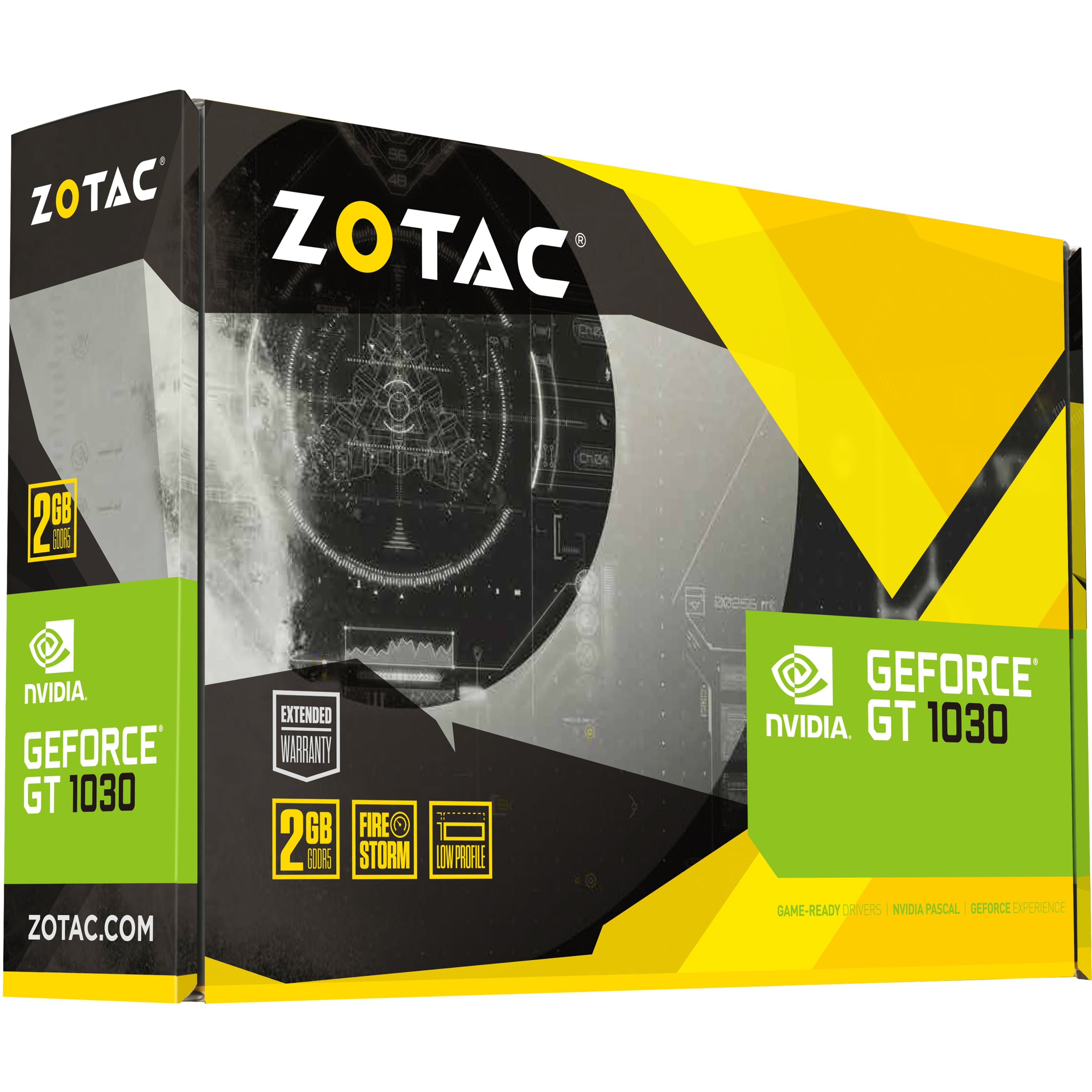 Zotac GEFORCE GT 1030 Go GDDR5 64 bits 1227-1468/6008 HDCP HDMI
