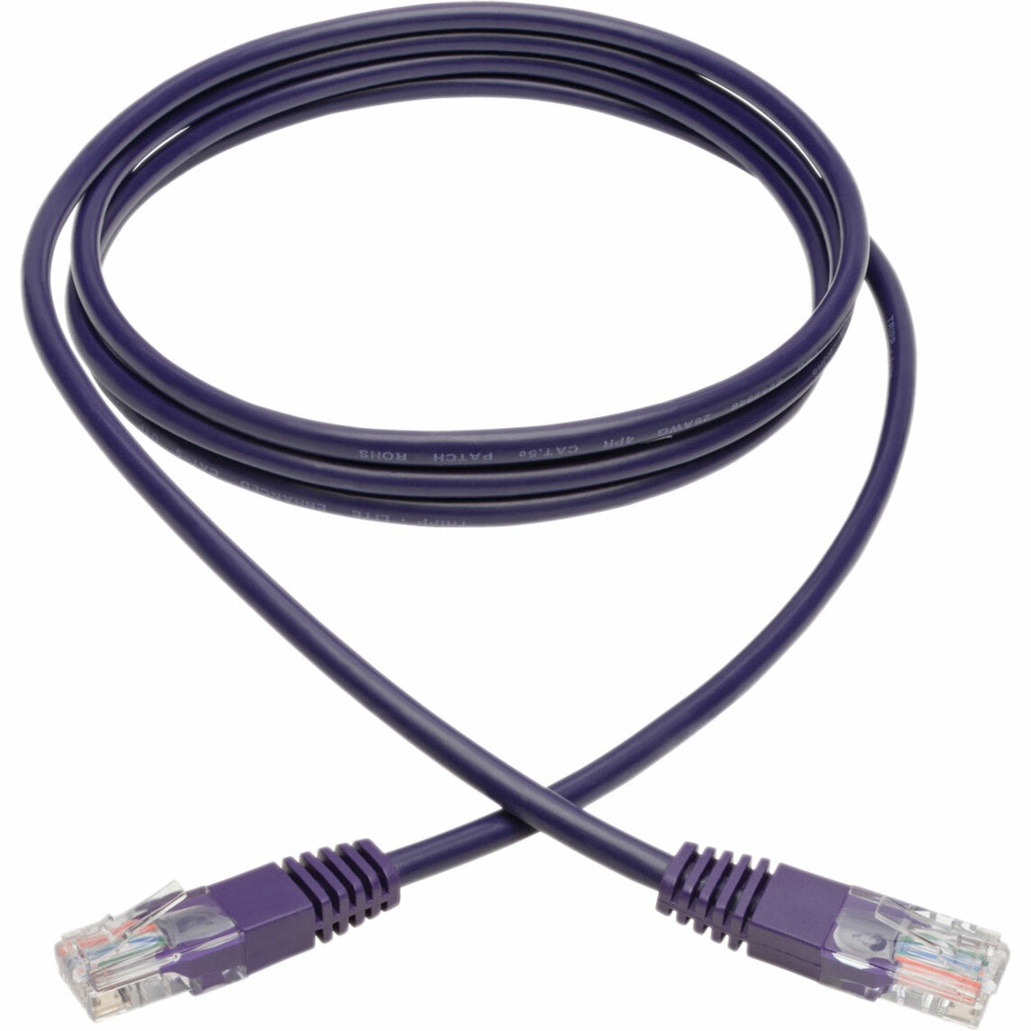 Tripp Lite by Eaton CABLE CAT5E 350MHZ MOLDED PATCH PURP 6FT (N002-006-PU)