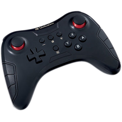 Angled view of Verbatim Nintendo Switch controller showing ergonomic design-alternate-image3