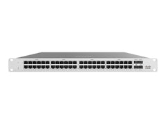 Cisco Meraki MS125-48FP-HW Ethernet Switch, 48-Port Gigabit PoE+, 4x 10GbE SFP+ Uplinks, Cloud-Managed, Layer 2 Access, 1U Rack-Mountable (1 Year Warranty)