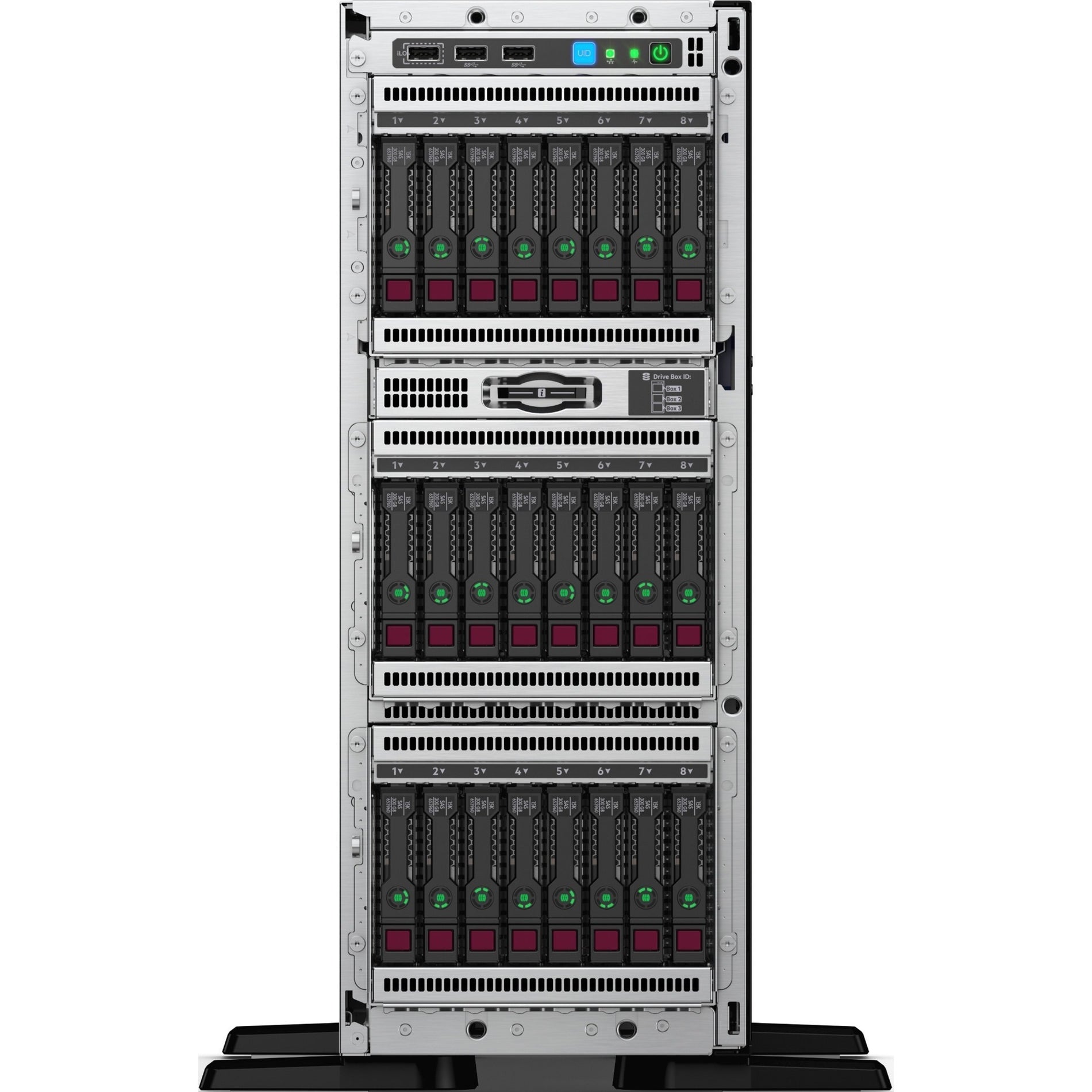HPE E ProLiant ML350 G10 4U Tower Server - 1 x Intel Xeon Silver 4210R 2.40 GHz - 16 GB RAM - Serial ATA/600, 12Gb/s SAS Controller (P21788-001)