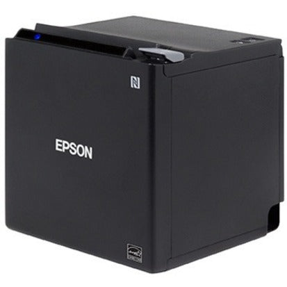 Side angle view of Epson TM-M30II showing sturdy construction and compact design-alternate-image3