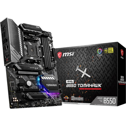 MSI MAG B550 TOMAHAWK ATX Gaming Desktop Motherboard, AMD Ryzen