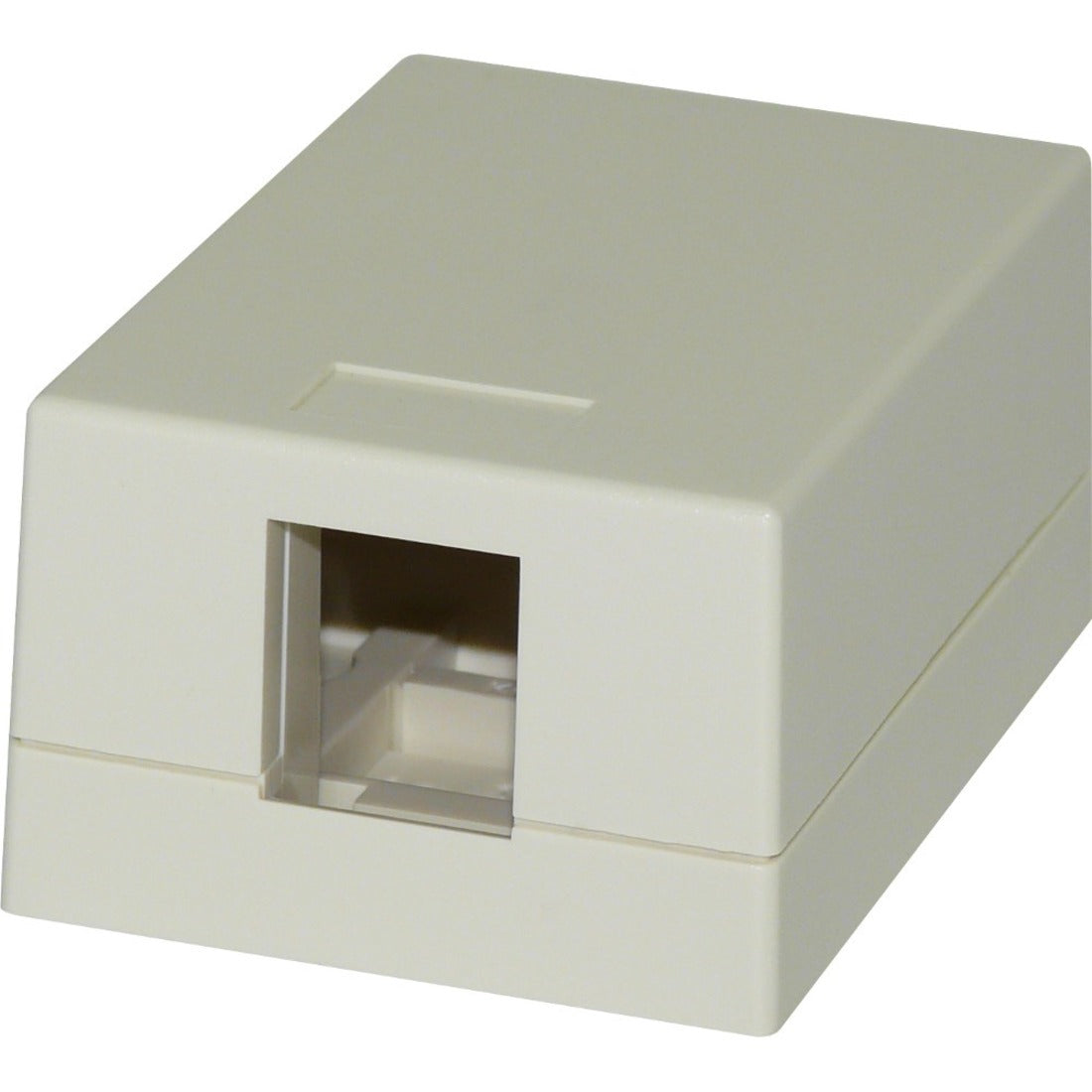 Signamax 1-Port Surface Mount Multimedia Box, White (SMKL-1-WH)