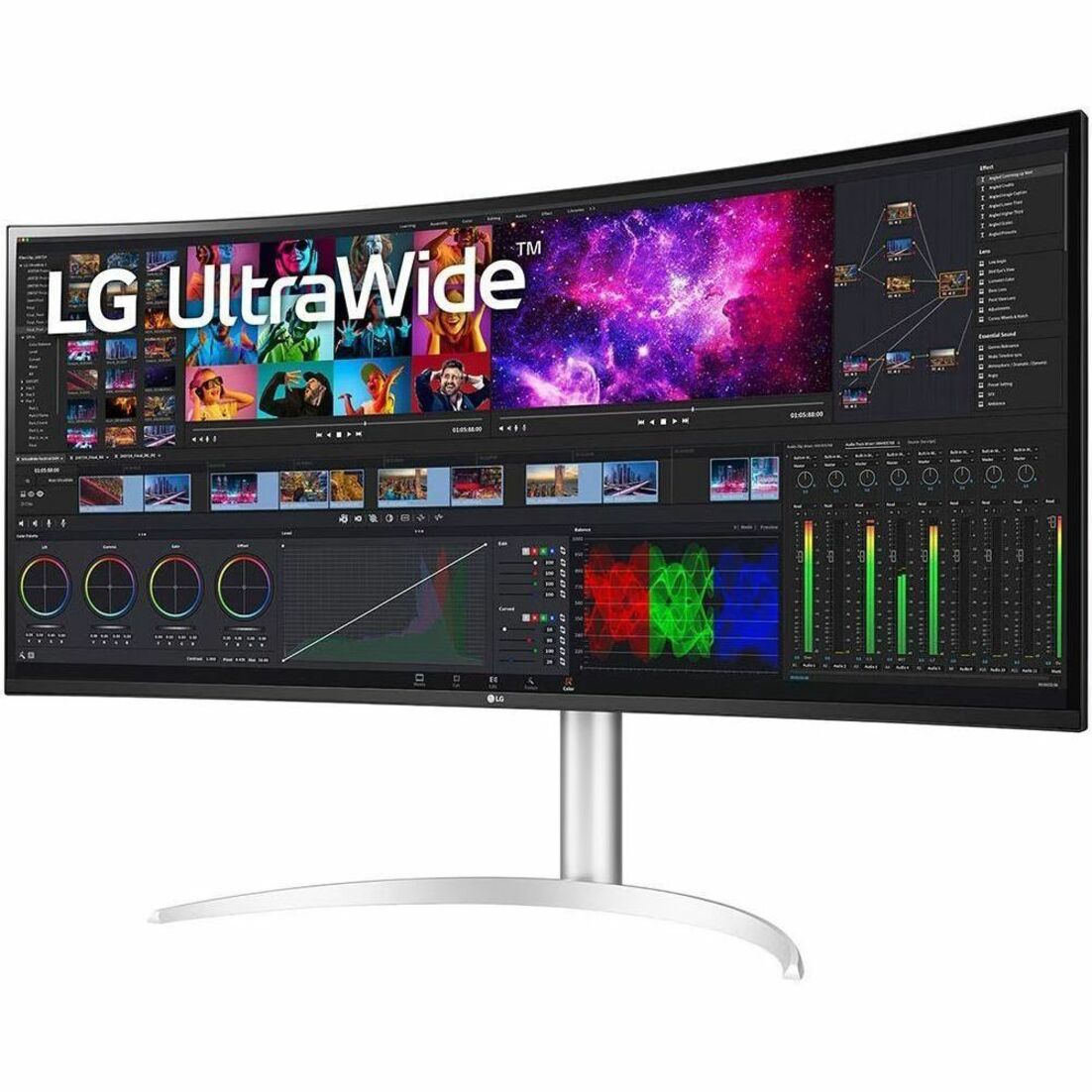 LG 40BP95C-W 40 Dual Quad HD (DQHD) LCD Monitor - 21:9, HDR10, Picture by Picture, OnScreen Control