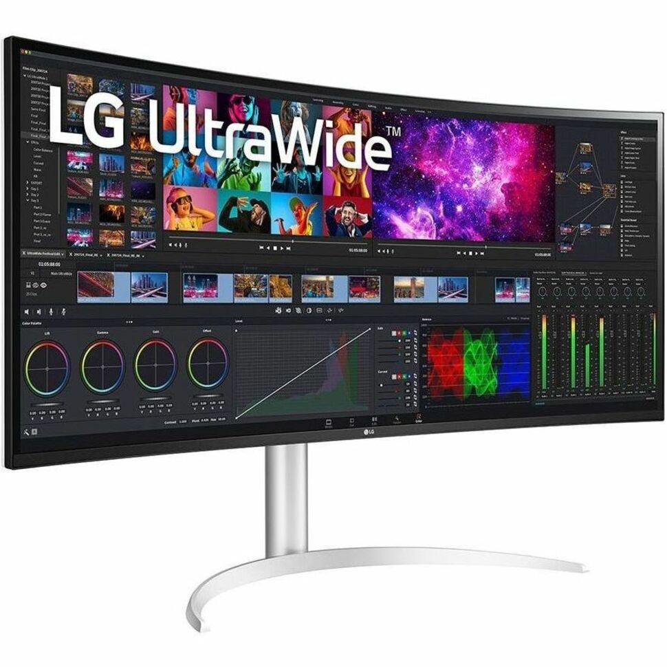 LG 40BP95C-W 40" Dual Quad HD (DQHD) LCD Monitor - 21:9, HDR10, Picture by Picture, OnScreen Control