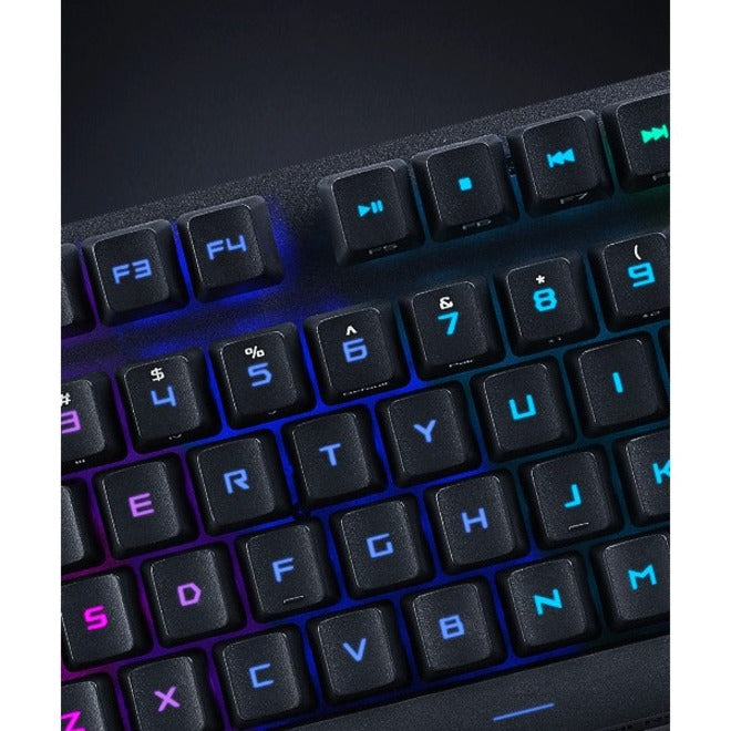 Close-up of keyboard keycaps showing precise legends and RGB illumination-alternate-image11