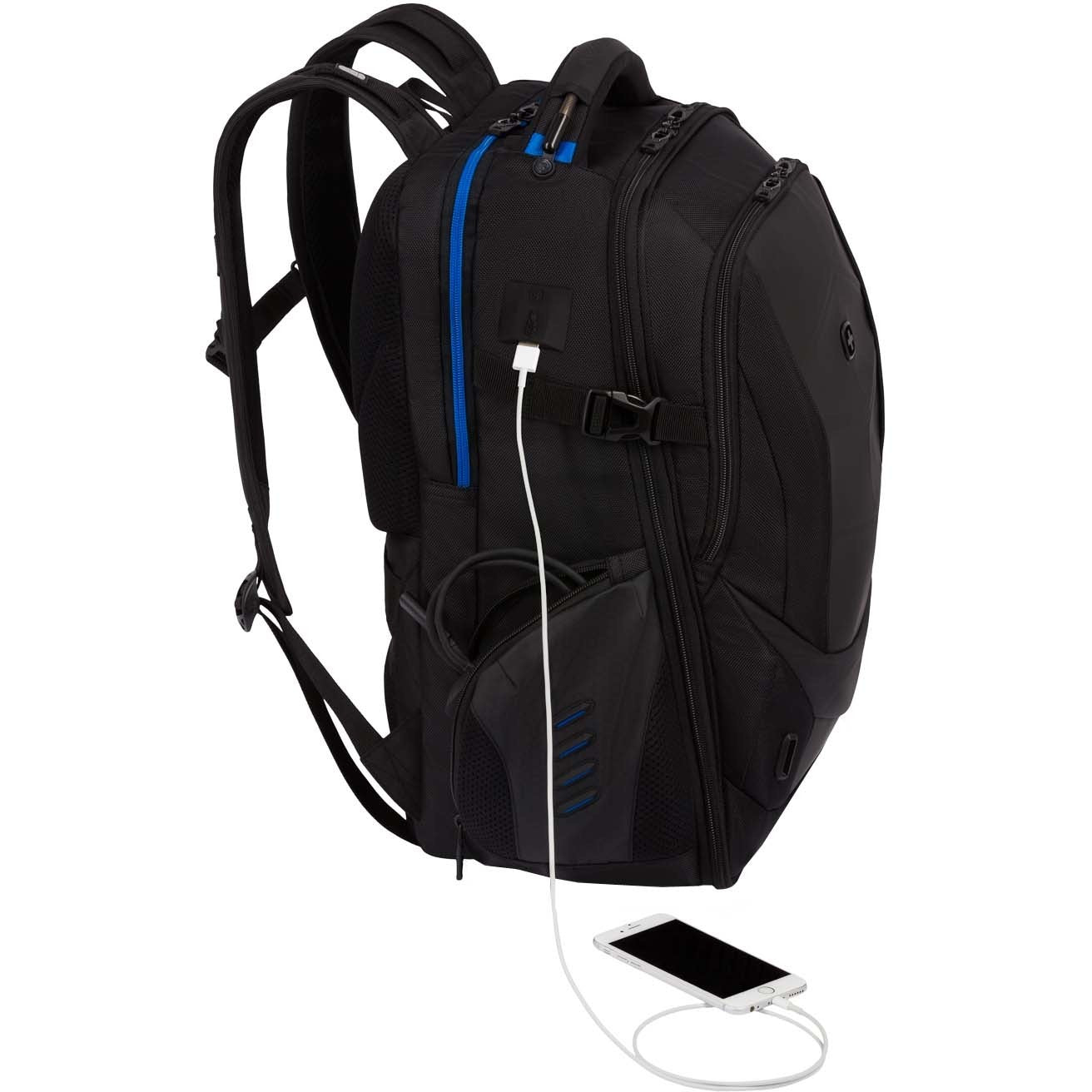 SwissGear 8120 Gaming Laptop Backpack Carrying Case, Padded 17