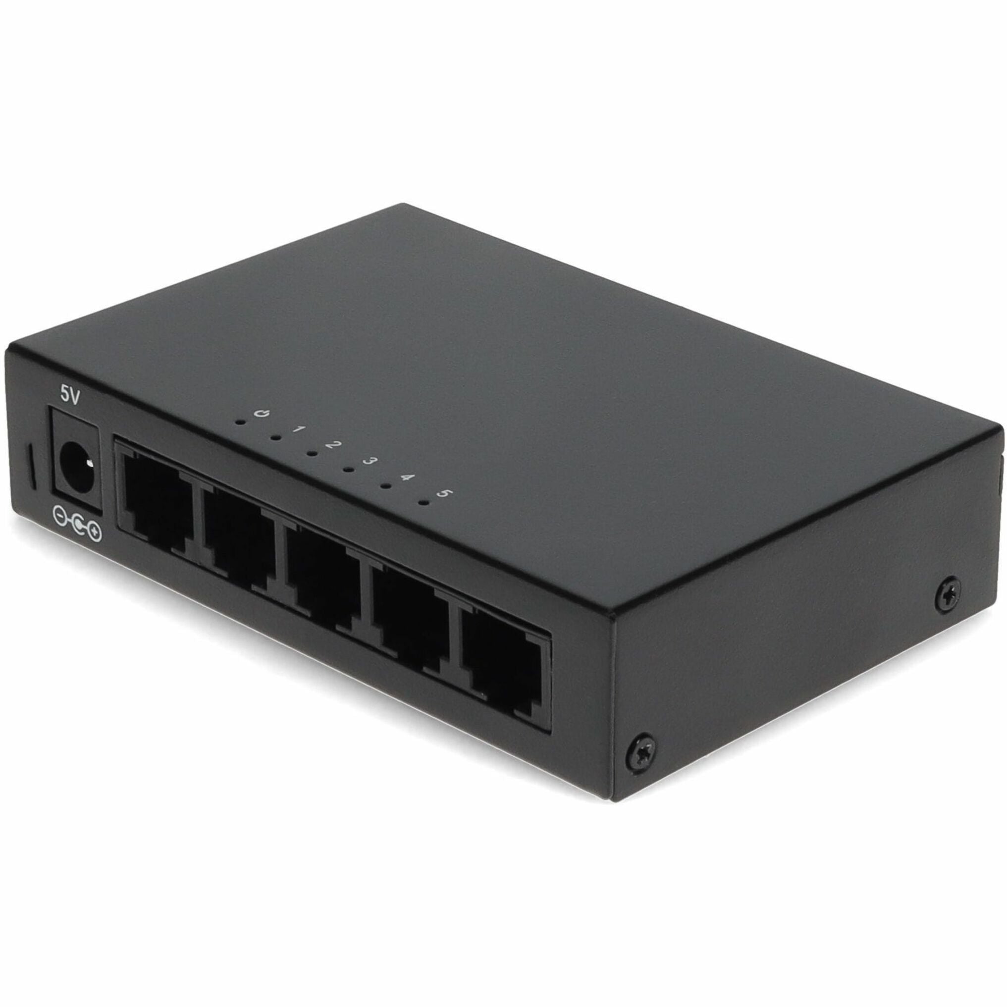 Brainboxes SW-504 Industrial Ethernet Switch, 4-Port Fast Ethernet