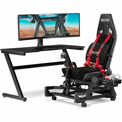 Flight Seat Pro with ultrawide monitor and complete control setup-alternate-image4