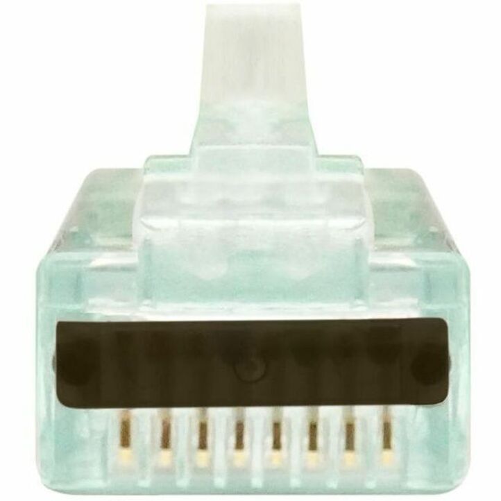 Front view of Simply45 RJ45 connector showing gold-plated contact array-alternate-image4