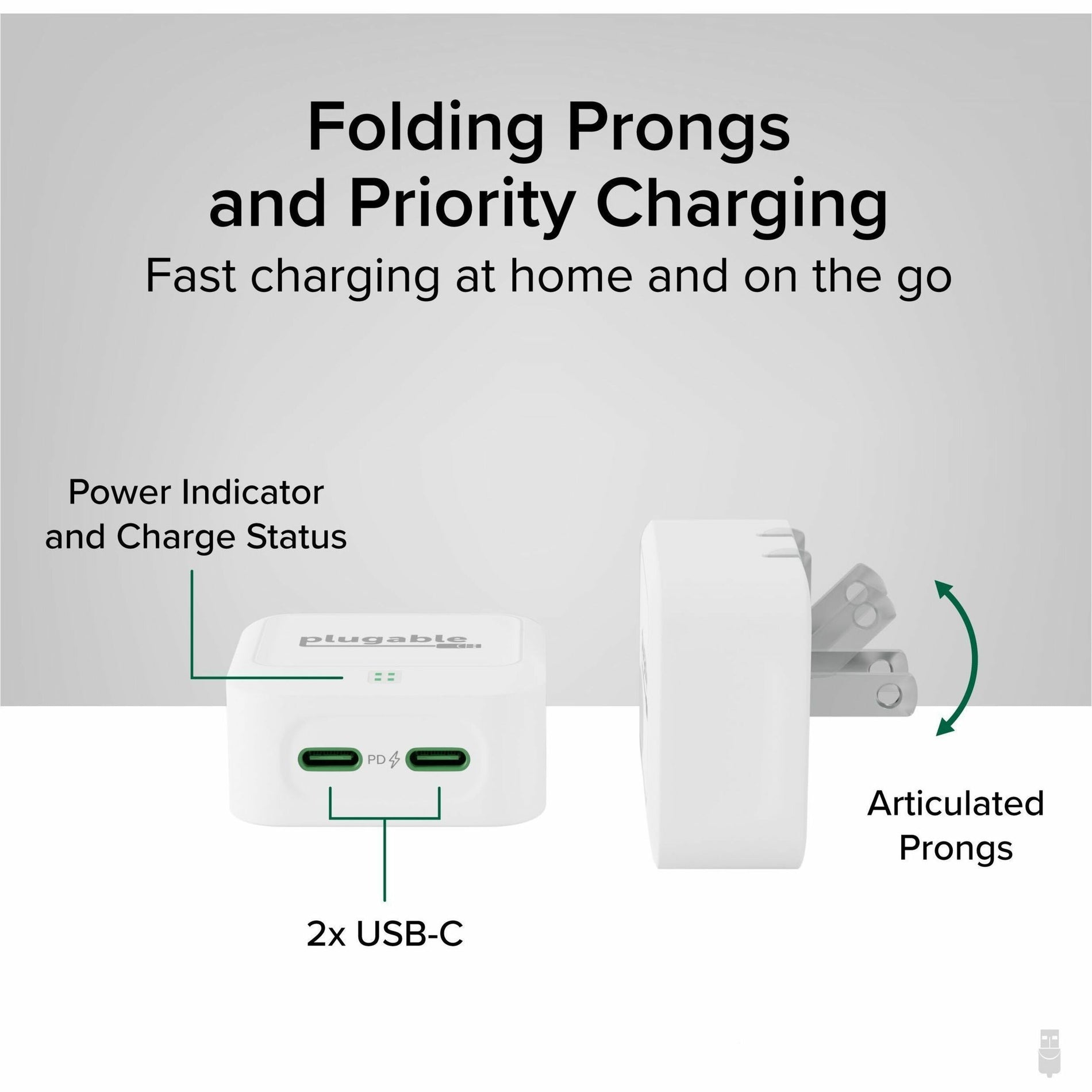 Plugable (PS40C2W) Chargers (PS-40C2W)