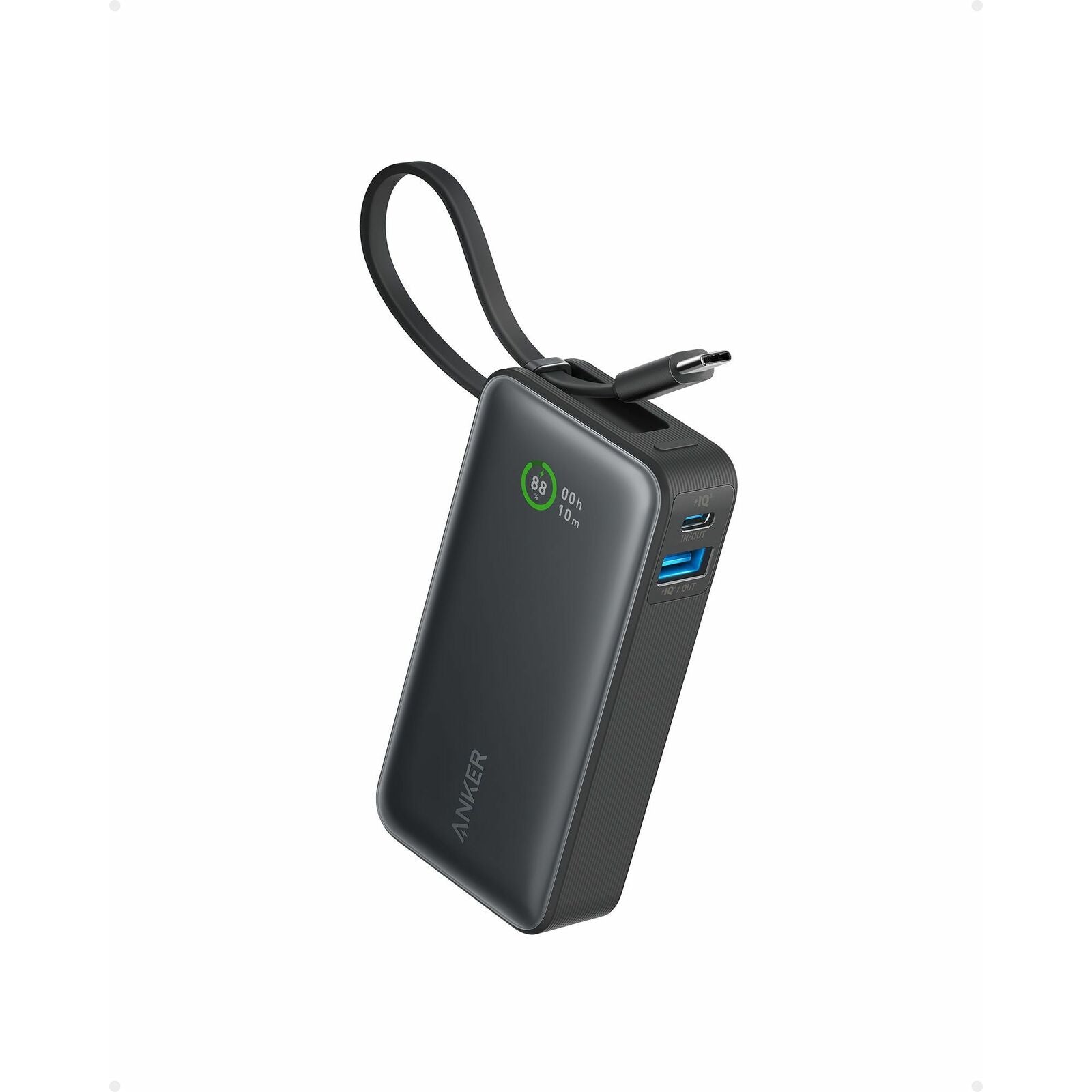 ANKER Nano Power Bank, 10000mAh Portable Fast Charging, Built-in