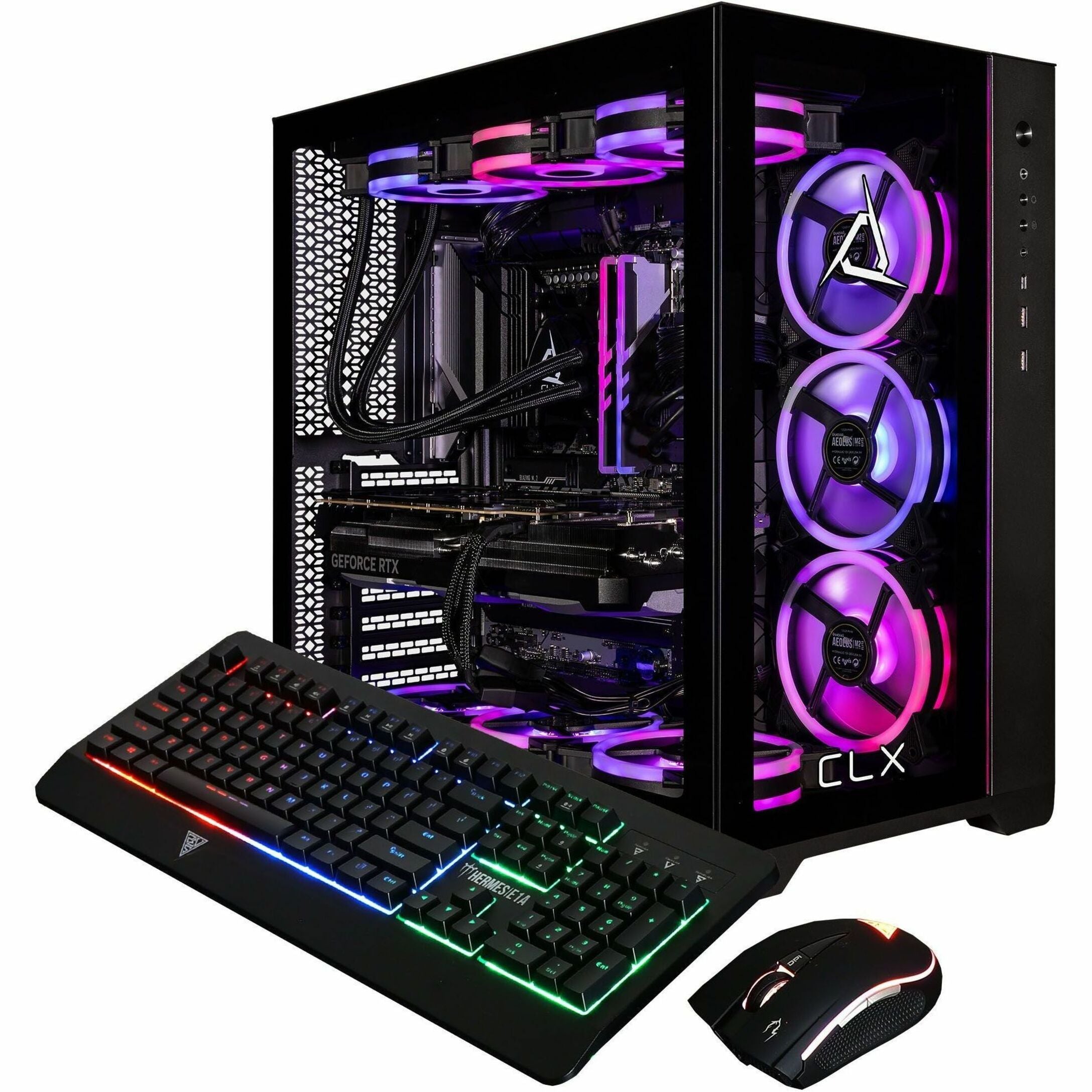 CLX SET Gaming Desktop Computer, AMD Ryzen 7800X3D 8-Core 5GHz