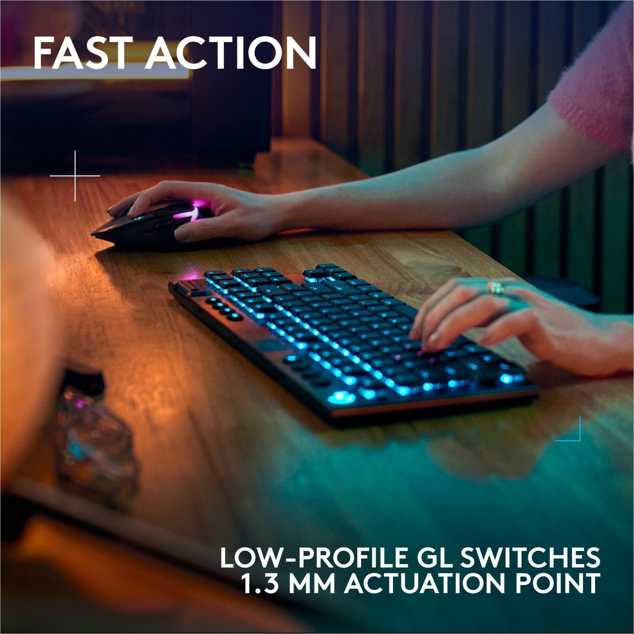 Logitech G915 X LIGHTSPEED TKL Teclado para juegos Inalámbrico