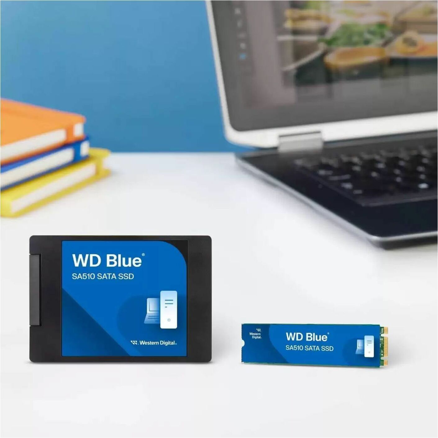 WD Blue SA510 Internal SATA SSD, 500GB Storage, 560MB/s Read - Main Image