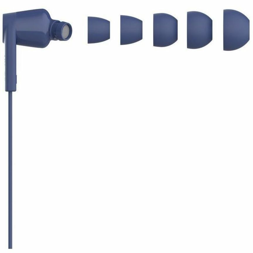 Multiple sizes of blue ear tips for Belkin USB-C earbuds-alternate-image3