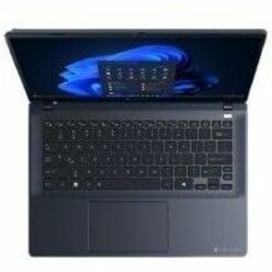 Top-down view of Dynabook Tecra A60-M keyboard highlighting the Copilot key and layout-alternate-image6