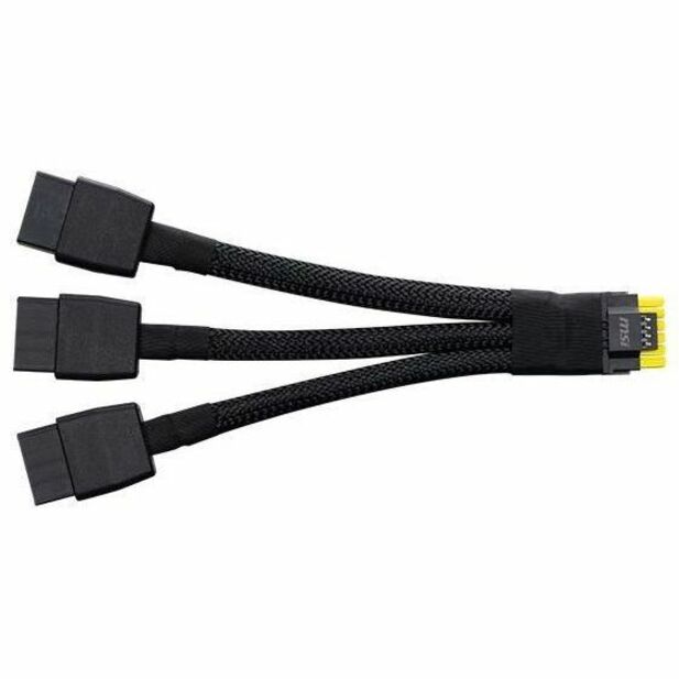 16-pin power adapter cable for MSI RTX 5080 Gaming Trio showing modern power delivery solution