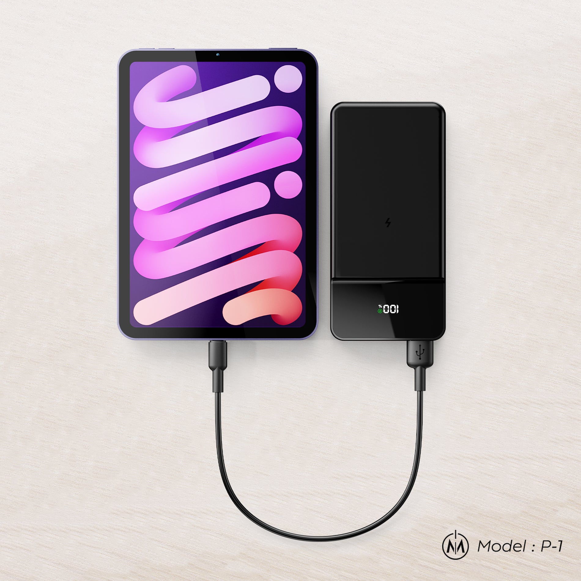 10000mah / 20W MagSafe Portable Charger and 22.5W PD USB-C Output with Light-Up Customization