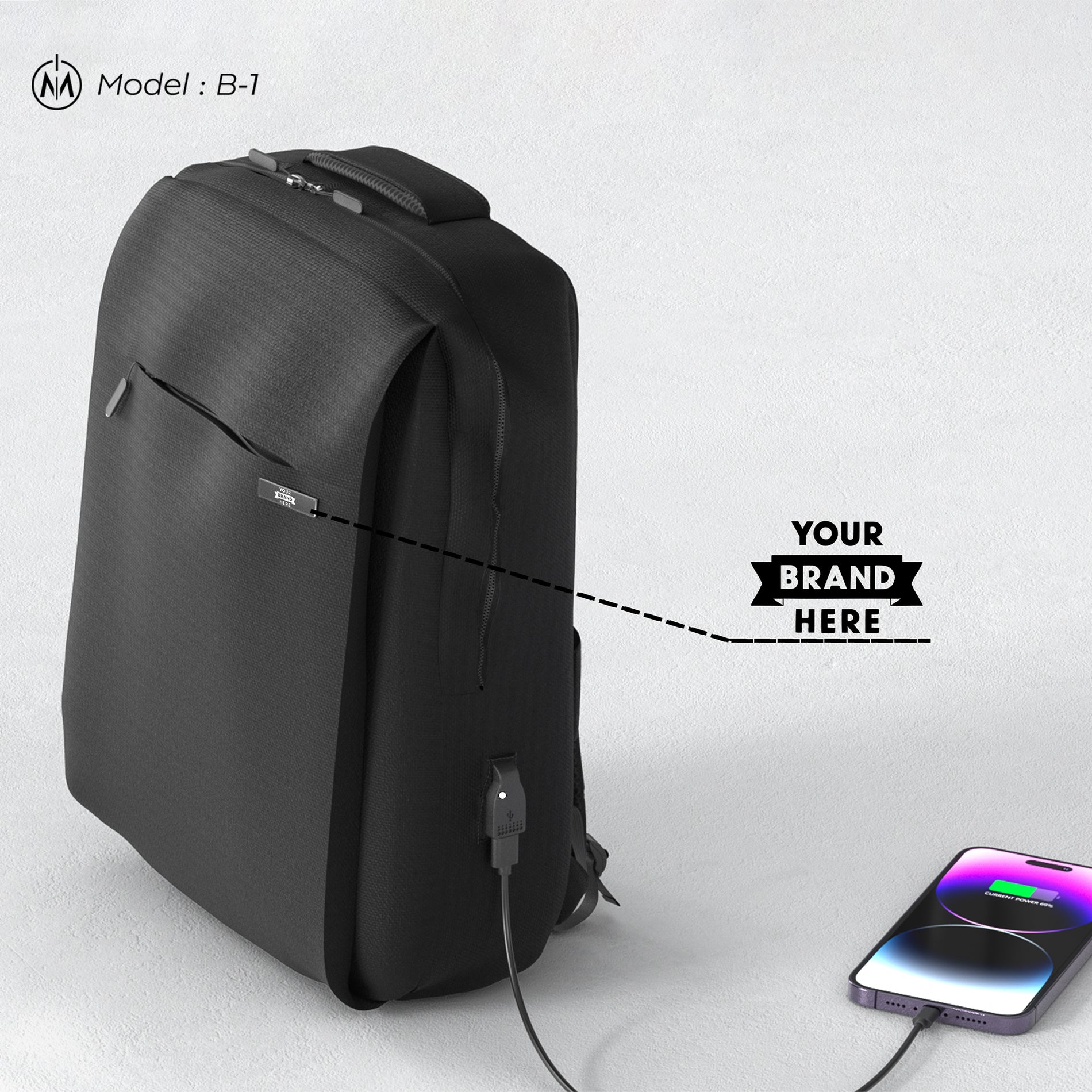 Backpack with USB-A Output