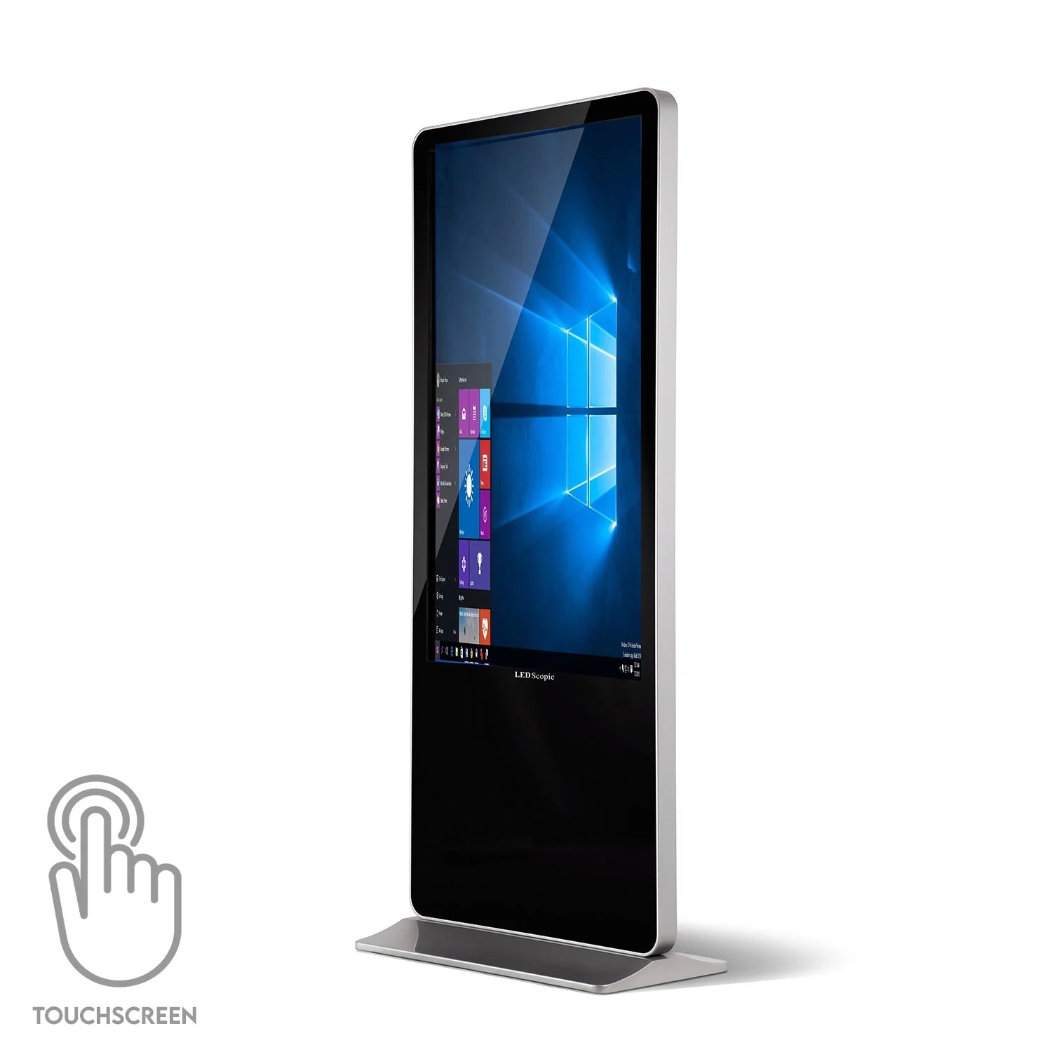 LEDSCOPIC Vertical 4K Touch Screen Kiosk: Offering Three Display Options