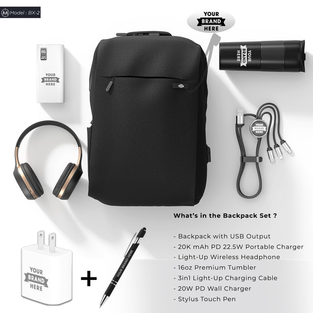 Corporate Gift Backpack Set BX-2