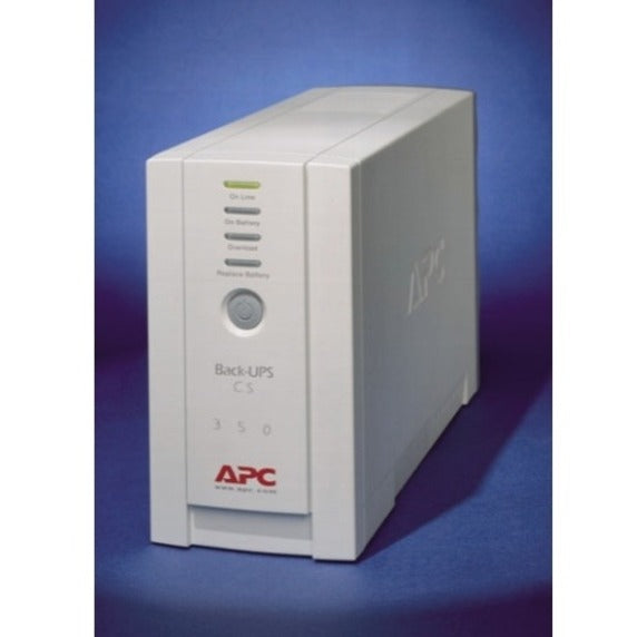 APC BK350 Back-UPS CS 350VA, 3-Year Warranty, Energy Star, USB and Serial Port, Beige