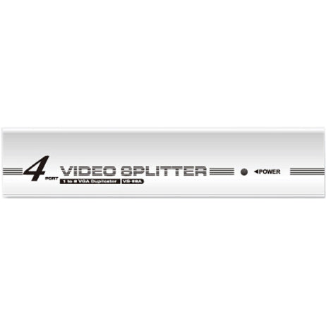 ATEN VS94A 4 port Video Splitter, Supports SVGA, XGA, VGA, 250 MHz Bandwidth, 1920 x 1440 Resolution