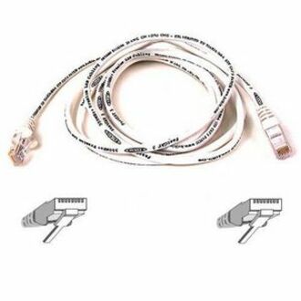 Belkin A3L791-04-WHT RJ45 Category 5e Patch Cable, 4 ft, Exceeds Performance Requirement