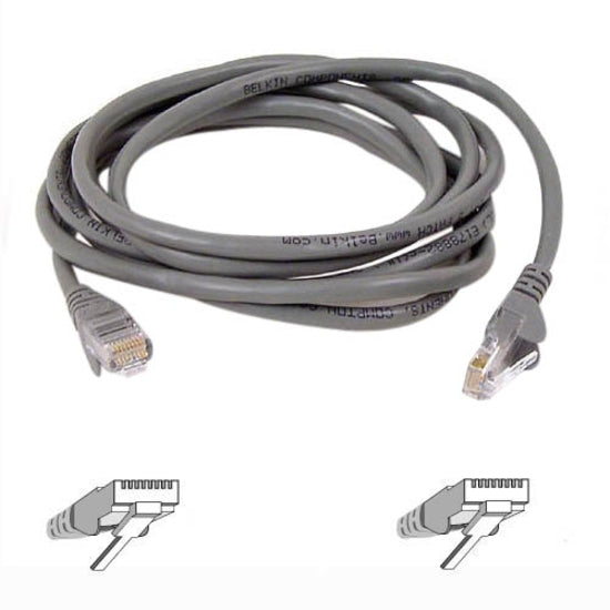 Belkin A7L504-1000 Cat5e Network Cable, 1000ft, Gray - Easily Create Custom Length Cables