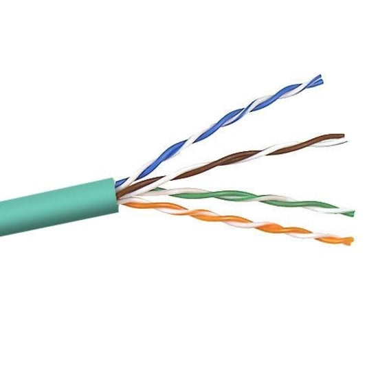 Belkin A7L504-1000-GRN Cat5e Bulk Cable, 1000ft, Green, Easily Create Custom Length Cables