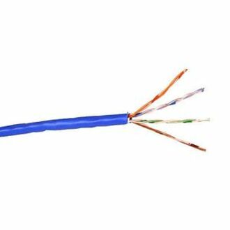 Belkin A7L504-1000-BLP Cat5e Bulk Cable, 1000ft, Blue - Easily Create Custom Length Cables, Ideal for Patch Panel Applications
