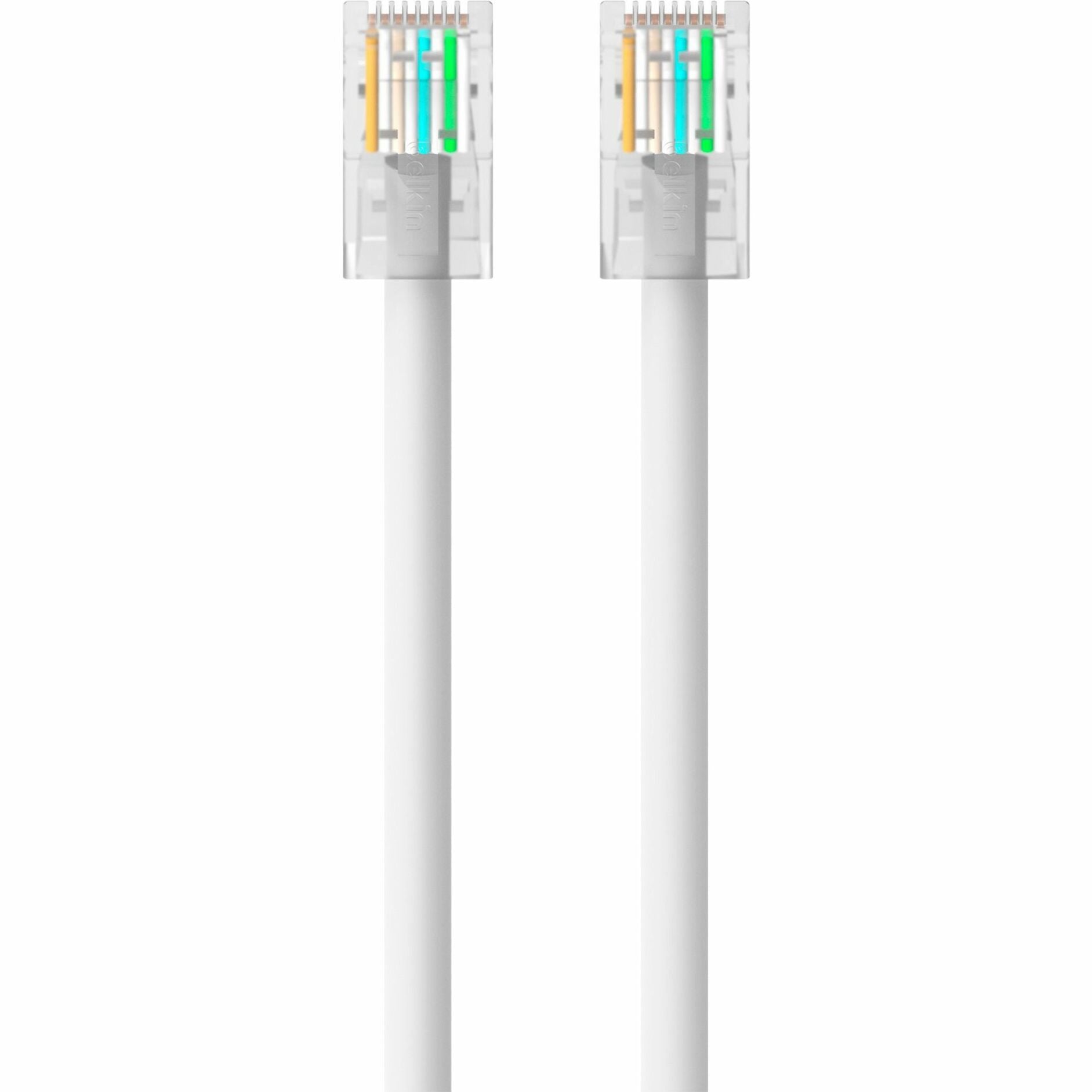 Belkin A3L791-03-WHT RJ45 Category 5e Patch Cable, 3 ft, Exceeds Performance Requirement