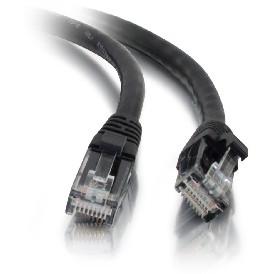 C2G 15196 7ft Cat5e Unshielded Ethernet Cable - Cat 5e Network Patch Cable, Black