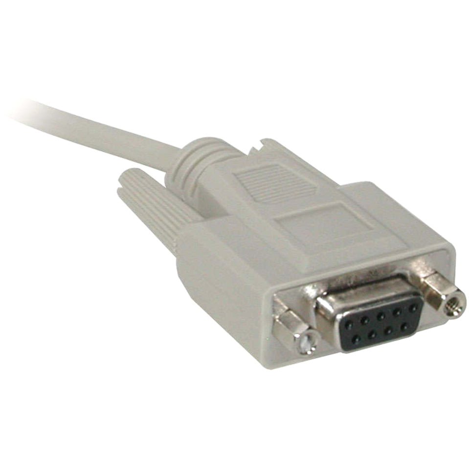 C2G 02711 DB9 Extension Cable, 6ft, Fully Shielded, Molded Connectors