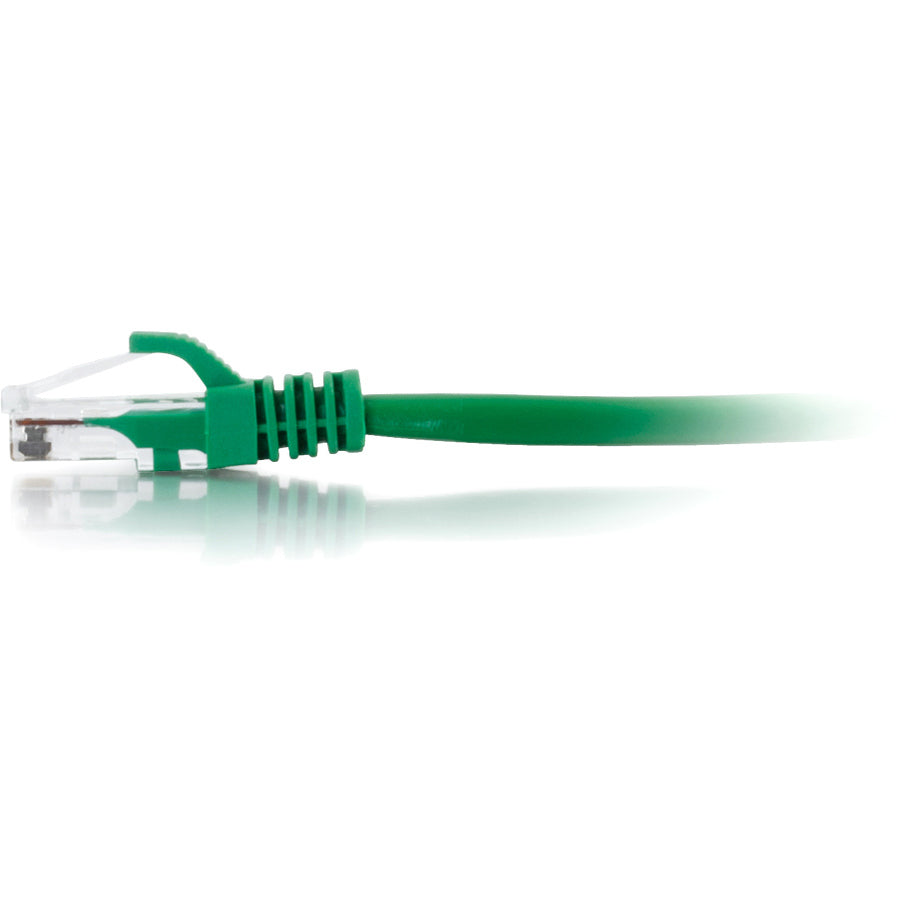 C2G 15194 7 ft Cat5e Snagless UTP Unshielded Network Patch Cable, Green