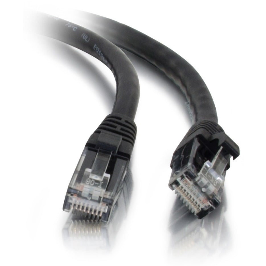 C2G 15208 14 ft Cat5e Snagless UTP Unshielded Network Patch Cable - Black, Lifetime Warranty