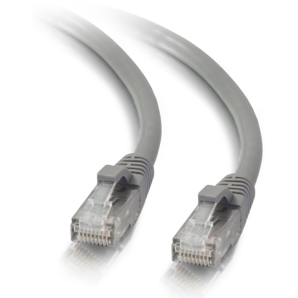 C2G 15199 10ft Cat5e Unshielded Ethernet Cable, Gray, Lifetime Warranty