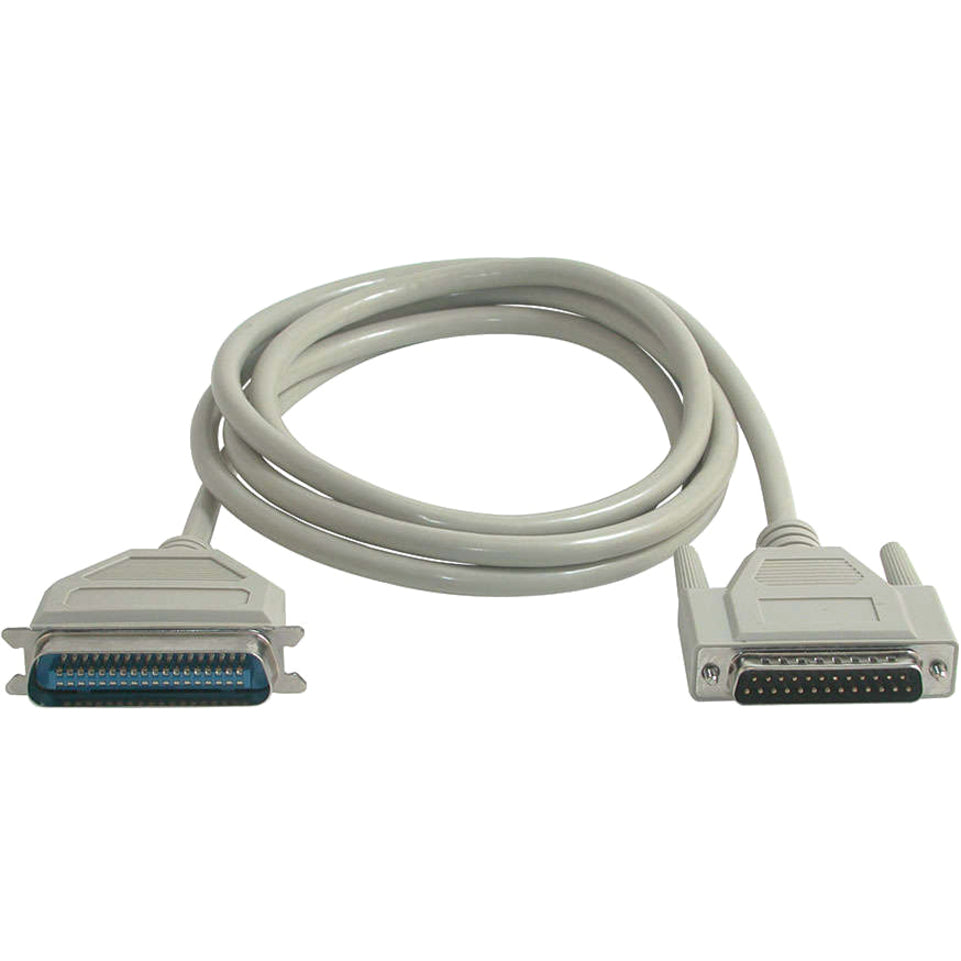 C2G 02798 Printer Parallel Cable Adapter Cable, 6ft DB25 Male to Centronics 36 Male