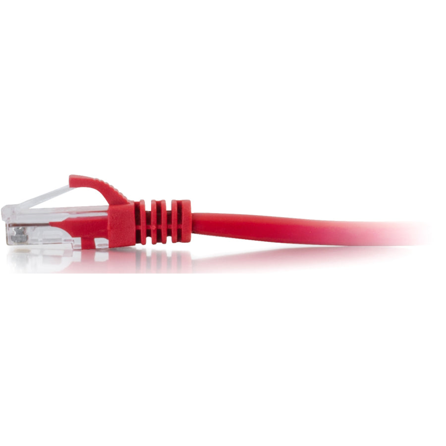 C2G 27186 50ft Cat6 Unshielded Ethernet Cable - Red, Network Patch Cable