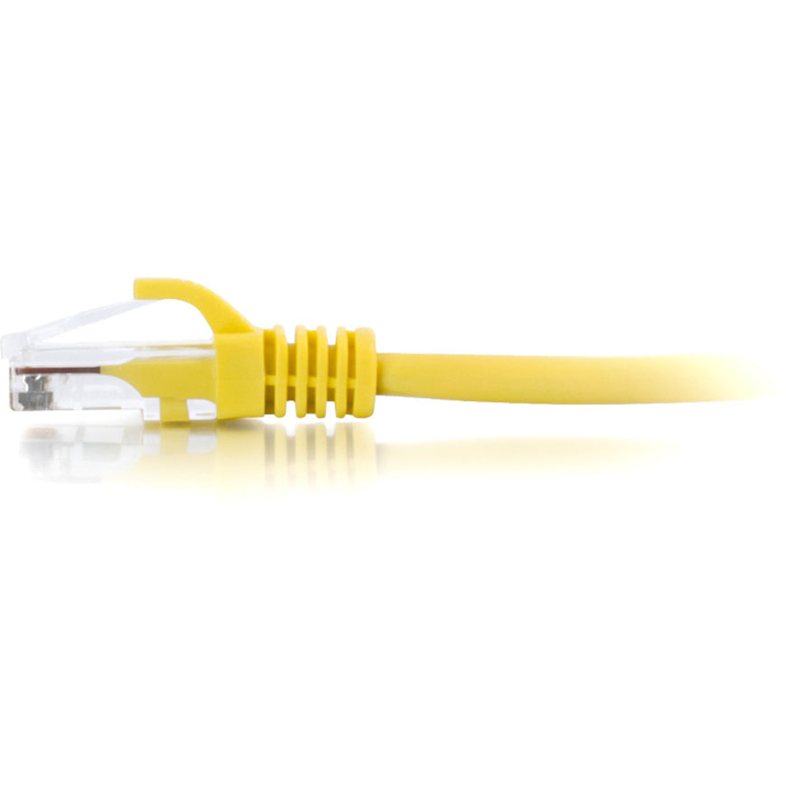 C2G 15204 10ft Cat5e Ethernet Cable, 350 MHz, Snagless, Yellow