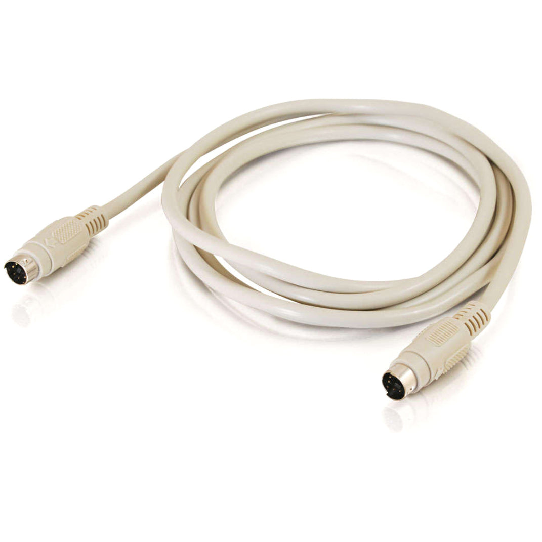 C2G 02692 Mouse/Keyboard Cable, 6ft PS/2 M/M, EMI/RFI Shielded
