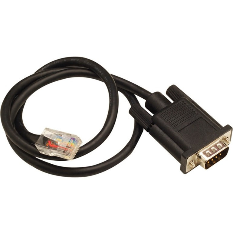 Digi 76000645 DTE Crossover Cable Adapter, 4ft, Copper Conductor, Black