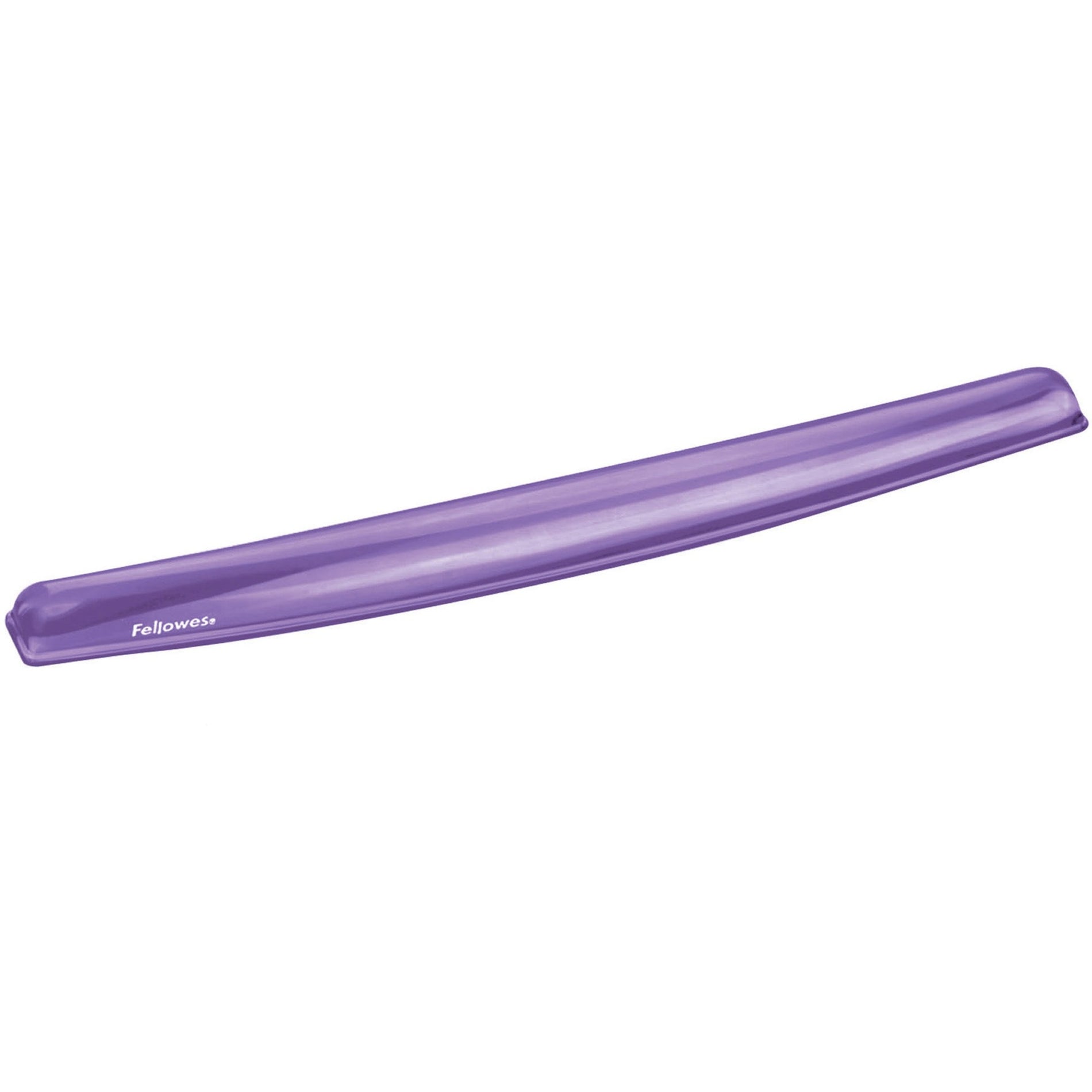 Fellowes 91437 Gel Wrist Rest Crystals, Purple - Pressure Reliever, Ergonomic, Comfortable, Easy to Clean, Non-skid Base