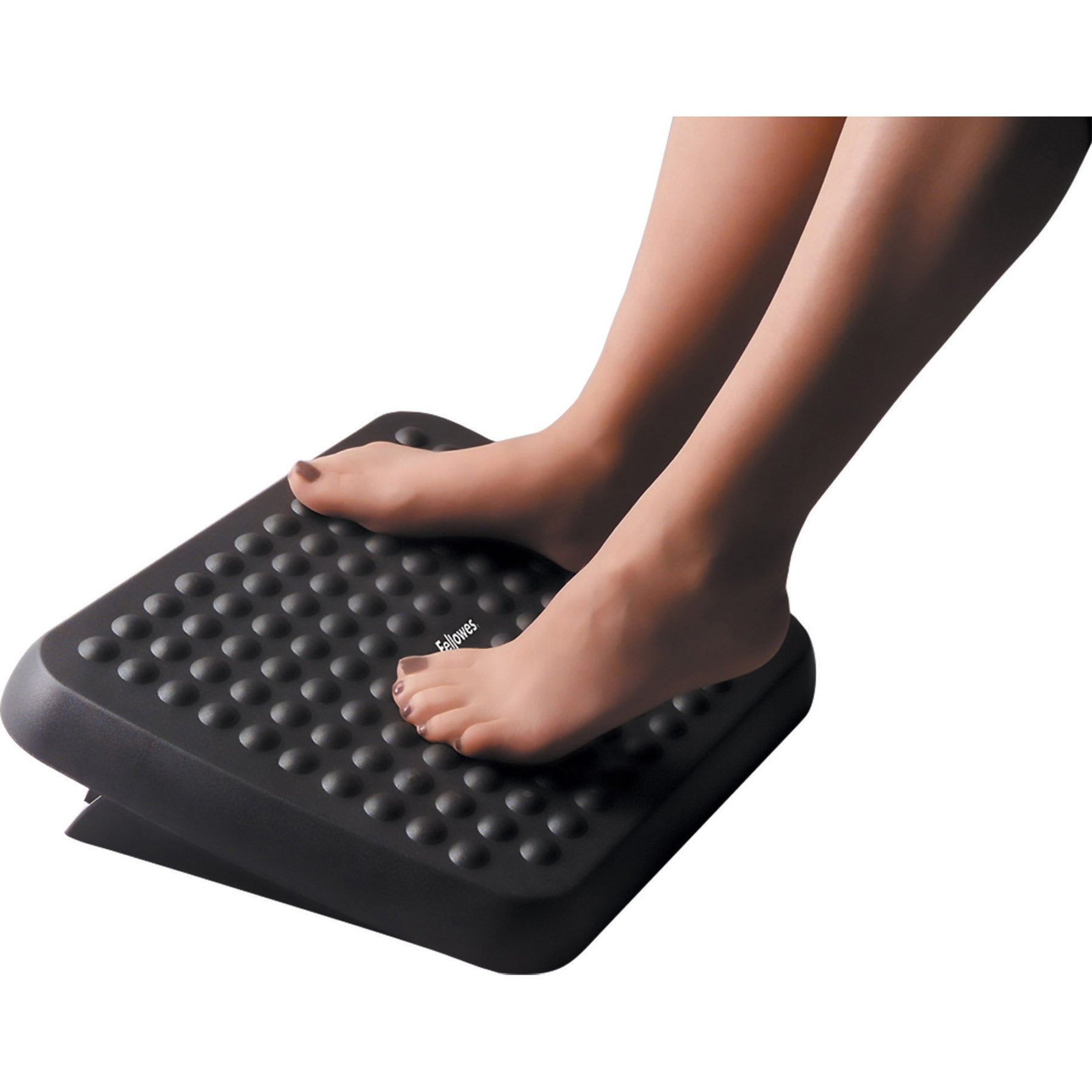 Fellowes 48121 Standard Foot Rest, Adjustable Height, Microban Protection, Free-floating Platform, Anti-fatigue, Massage, Graphite