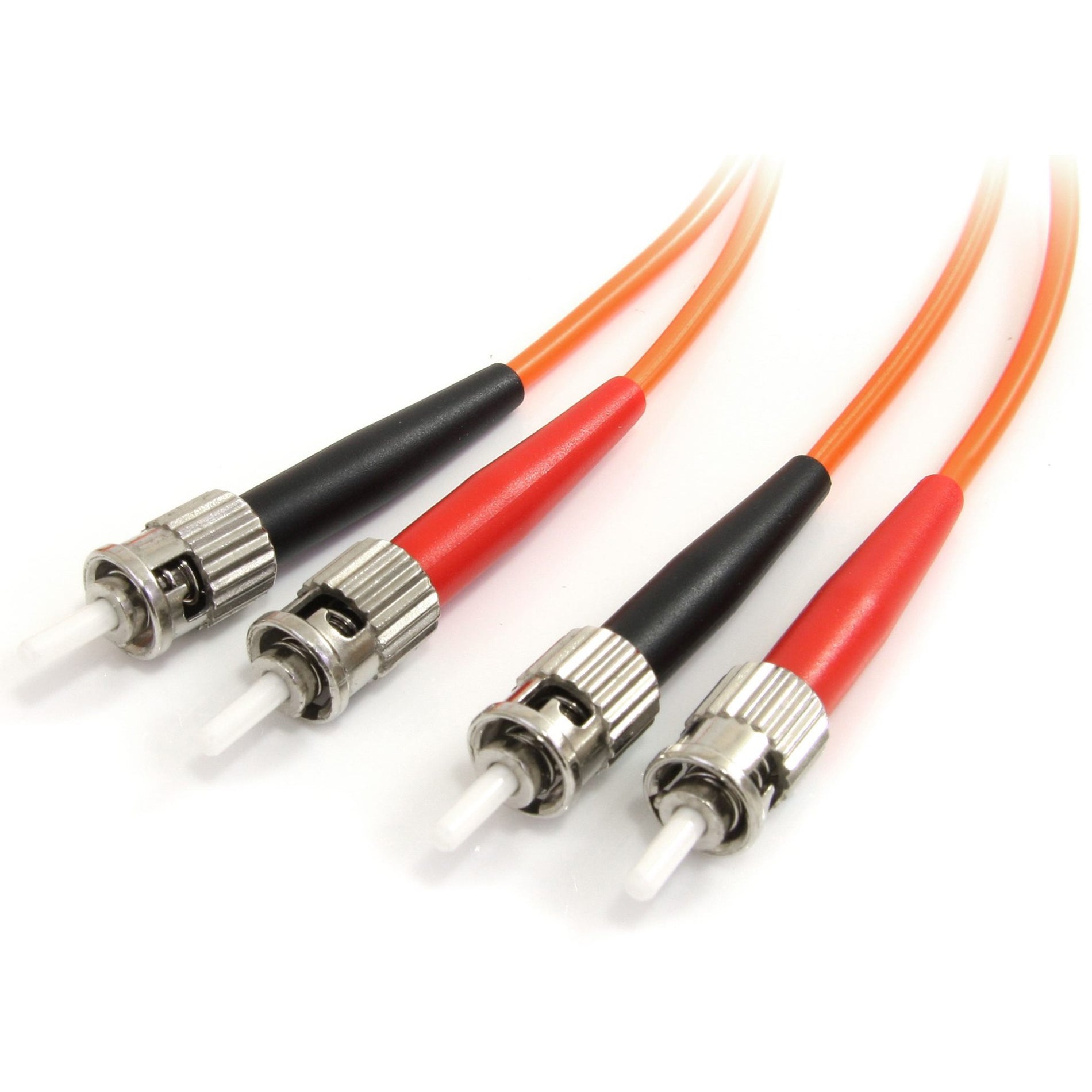 StarTech.com FIBSTST1 Fiber Optic Duplex Patch Network Cable, 1m, Multi-mode, 10 Gbit/s, LSZH