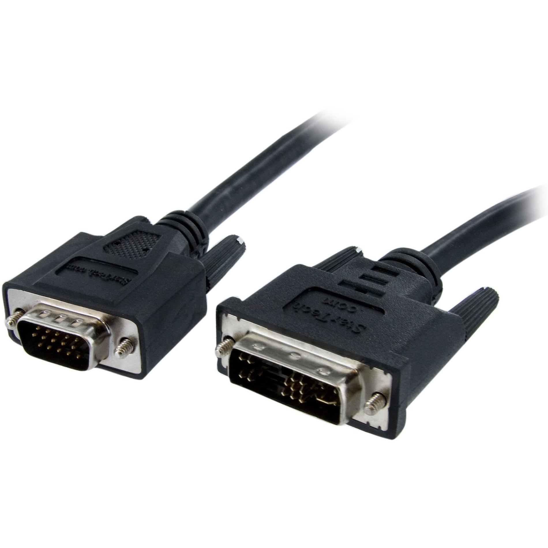 StarTech.com DVIVGAMM6 6 ft DVI to Coax High Resolution VGA Monitor Cable, Strain Relief, Passive, Molded