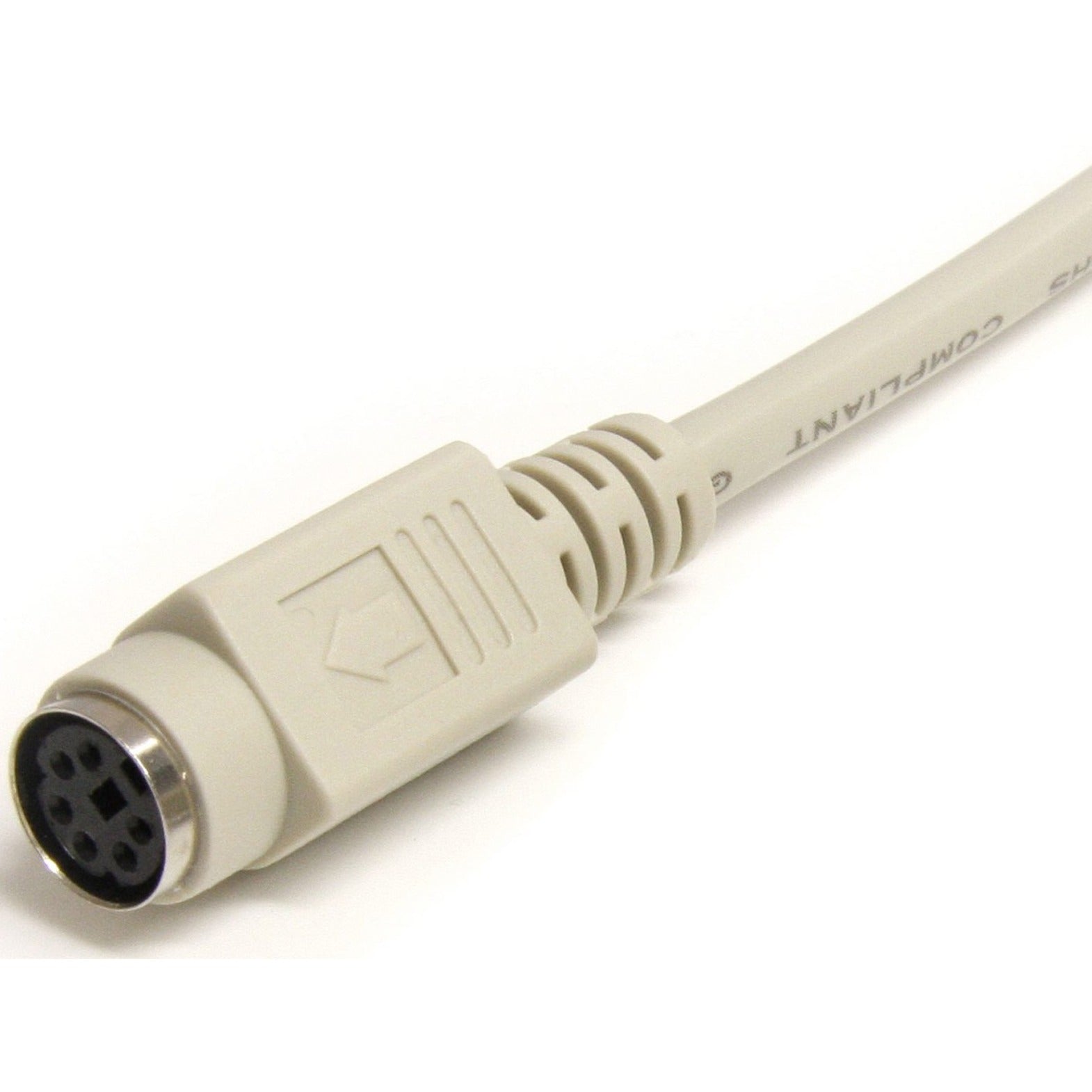 StarTech.com KXT102 PS/2 Keyboard/Mouse Extension Cable, 6 ft, Copper Conductor, Beige